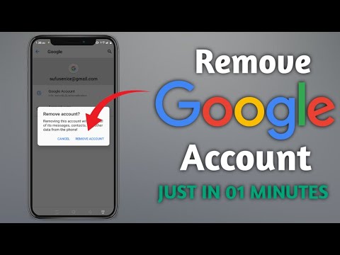 How to remove Google account from Android just in 1 How to remove Google account from Android just in 1