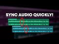 The FASTEST way to SYNC audio in Premiere Pro 2024!