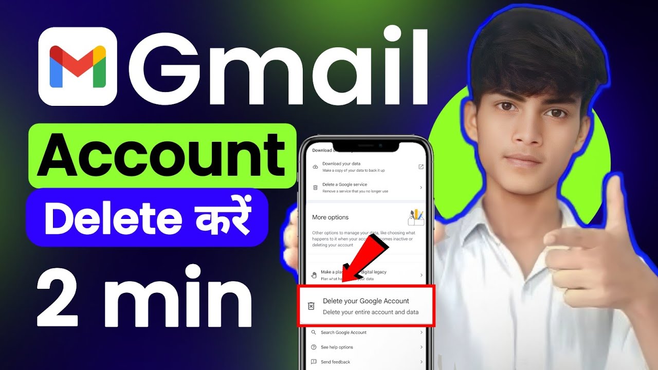 Delete Gmail account in just 2 minutes. Google Delete Gmail account in just 2 minutes. Google