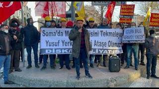 14.01.2022 Yusuf Yerkel Protestosu - Nakliyat-İş & Bağımsız Maden-İş