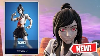 NEW TSUKI Skin Gameplay in Fortnite!
