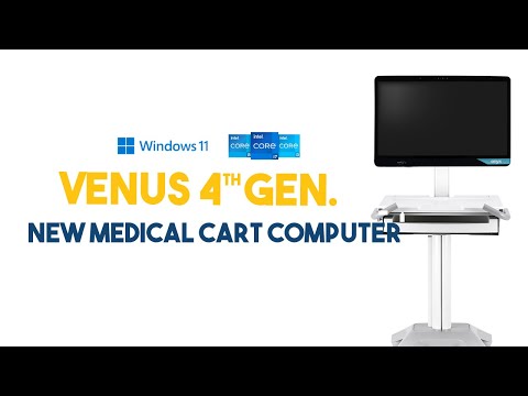 [Venus 4th Gen] New Medical Cart Computer | Onyx Healthcare