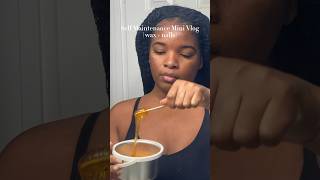Self Maintenance Mini Vlog Pt.2 Sugar Waxing Nails