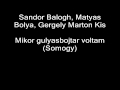 Hungarian Folk 1 -- track 5 of 13 -- Sandor Balogh & others -- Mikor gulyasbojtar voltam (Somogy)
