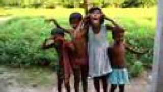 Village Children Making Faces Village Children Making Faces