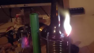 The Debauched Tesla Coil, Hfvttc W Gu50 Tube, 20Mhz Electric Flame Generator
