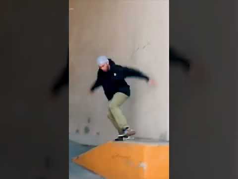 Anthony - Floating a varial heelflip over a RAD bump to flat
