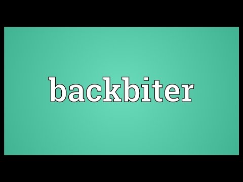 Header of backbiter