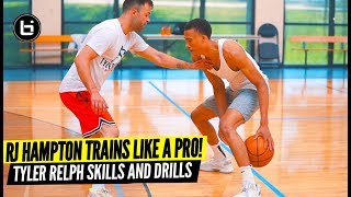 How A Professional Basketball Player Trains! RJ Hampton & Tyler Relph Private Skills Workout