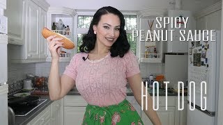 Spicy Peanut Sauce/Hotdog