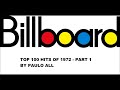 BILLBOARD - TOP 100 HITS OF 1972 - PART 1/4