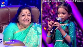 Glimpse Of Azhagooril Poothavale Song By Supersingerjunior 10 Promo