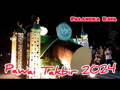 Meriah Pawai Takbir Keliling Idul Fitri 1445 H Palangka Raya 2024