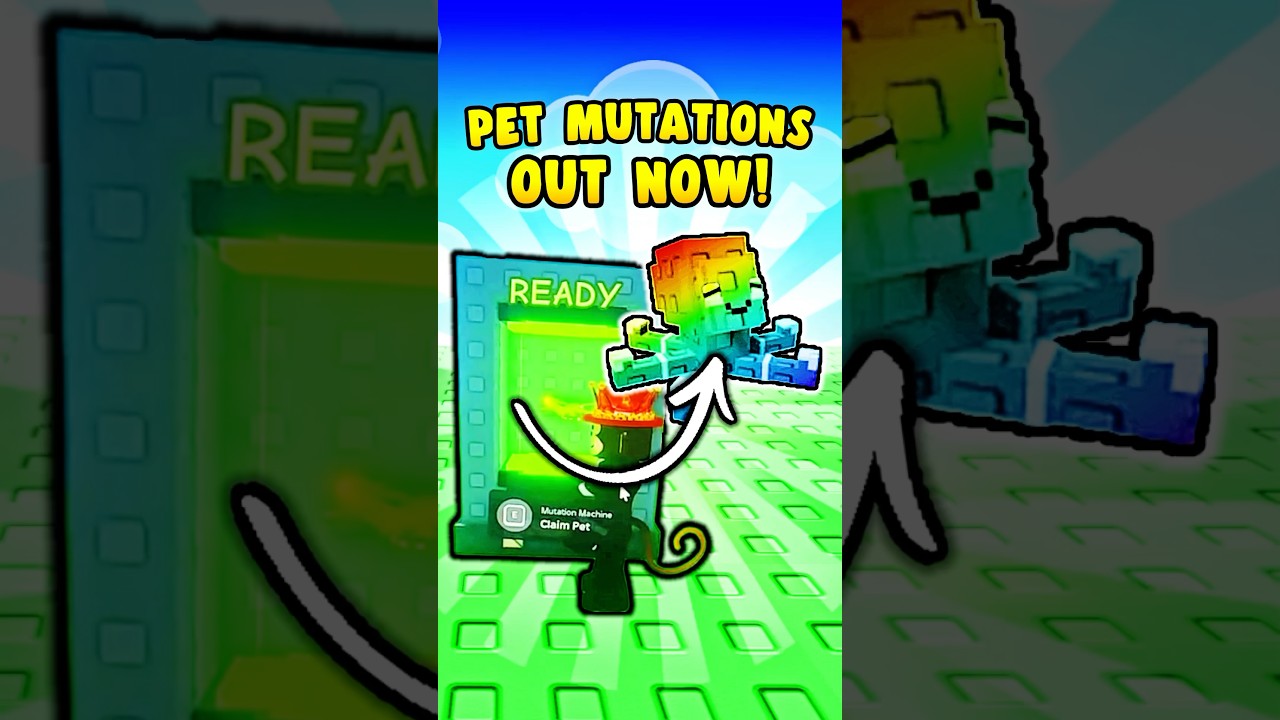 PET MUTATIONS Update *OUT NOW* in GROW A GARDEN! #roblox PET MUTATIONS Update *OUT NOW* in GROW A GARDEN! #roblox