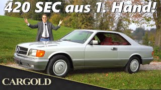 Mercedes 420 Sec, 1987, Perfekt Gepflegter Originalzustand Aus 1. Deutscher Hand!