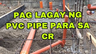 PAG LAGAY NG PVC PIPE SA CR NG 8 UNIT ROW HOUSE  PART #1 vigan project #19