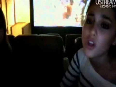 ariana grande sing Im Yours in one of her ustreams