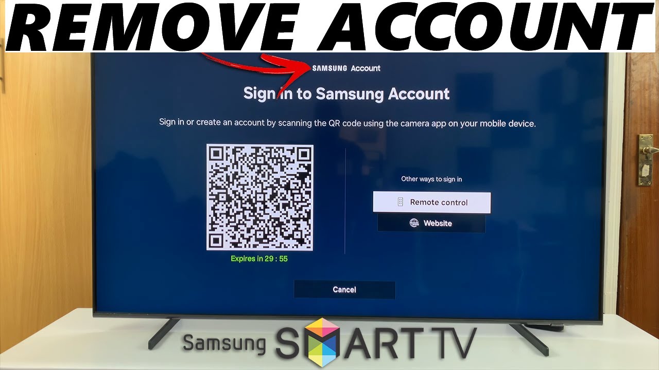 How To Remove Samsung Account From Samsung Smart TV How To Remove Samsung Account From Samsung Smart TV