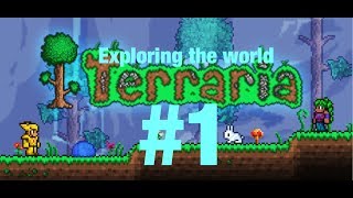 terraria gameplay Mac part 1 (exploring the world)