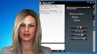 Guile 3D Virtual Assistant Denise performs Optical Character Recognition