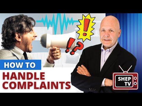 Customer Service Speaker Explains How to Handle Complaints