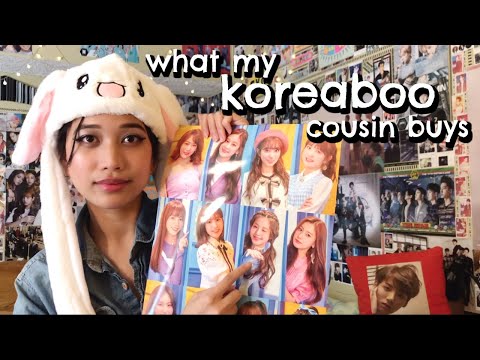 unboxing my koreaboo cousin's k-pop package