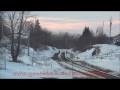 (Snow) CN 402 at Rimouski.Qc, 124.55 Mont-Joli.Qc SUB.(Monday, 12/03/2012 to 18:08 pm).