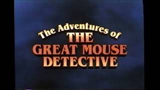 Opening and Closing to The Great Mouse Detective (1992) VHS Walt Disney Classics