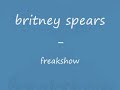 britney spears freakshow lyrics