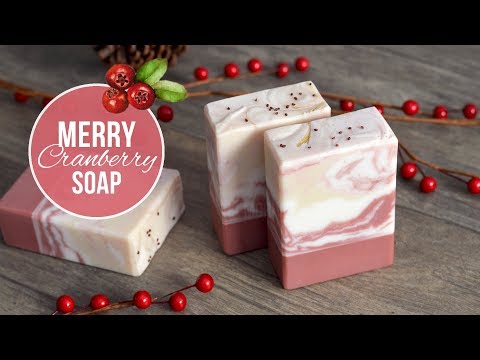 Handcrafted Holiday: Merry Cranberry Soap | MO River Soap