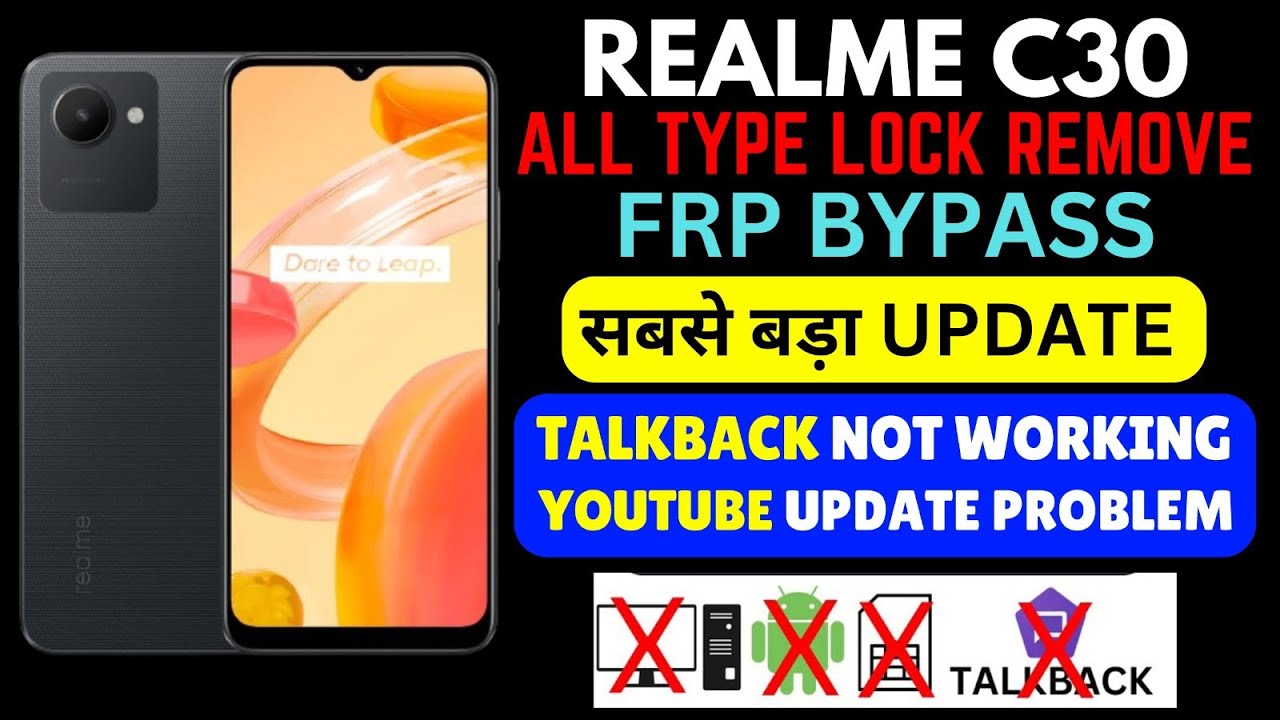 REALME C30 RMX3581 UNLOCK|REALME C30 GOOGLE FRP REALME C30 RMX3581 UNLOCK|REALME C30 GOOGLE FRP