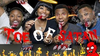 Worlds Hottest Lollipop Challenge Toe Of Satanextremely Hotspitting Updont Try This At Home