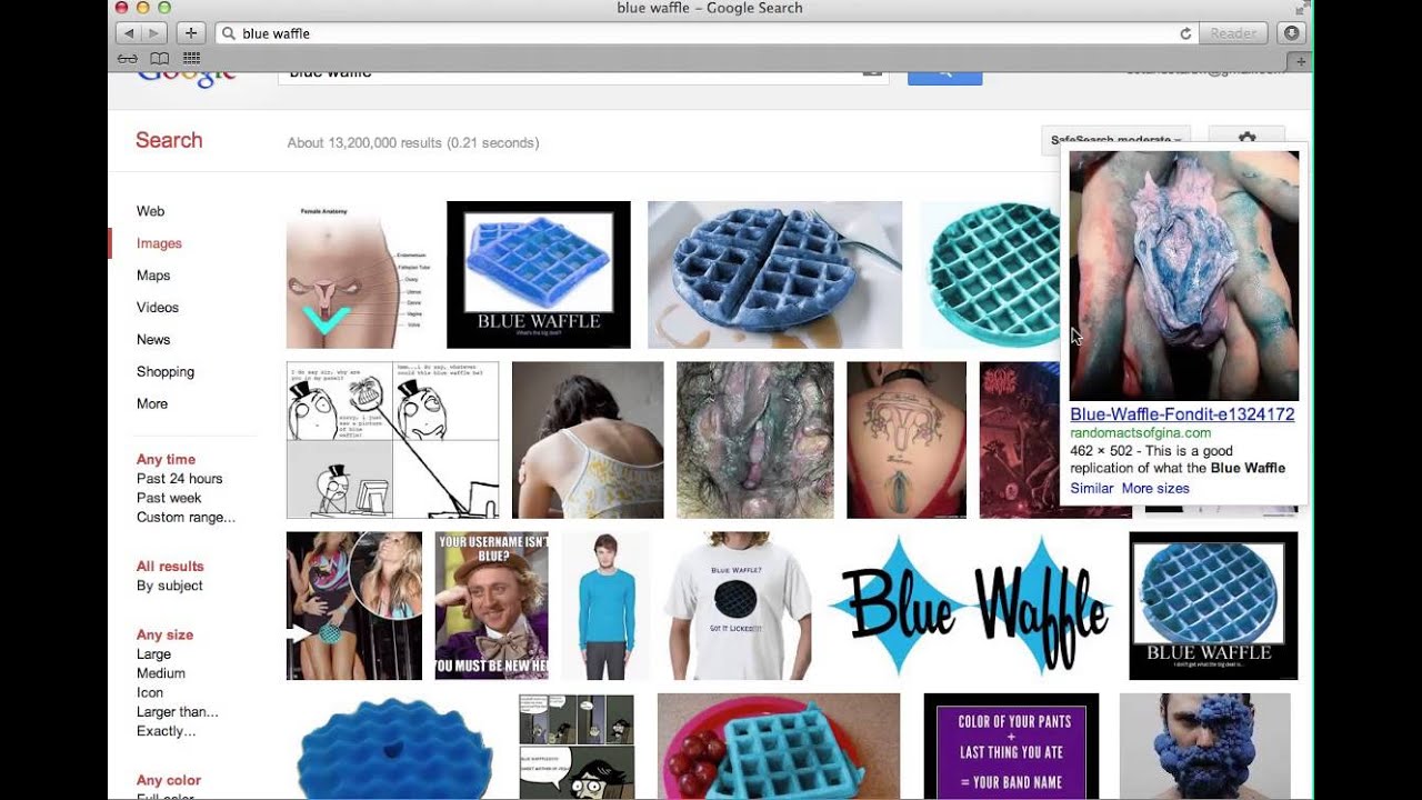 Blue waffle