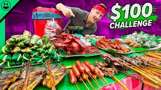 $100 Laos Street Food Challenge In Luang Prabang!! Absolute Fail!!
