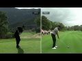 Tiger Woods' swing comparison from 2014 and 2013 Hero World Challenge