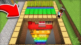 Кто Построил Радужный Небоскрёб Под Огородами В Майнкрафт | Компот Minecraft