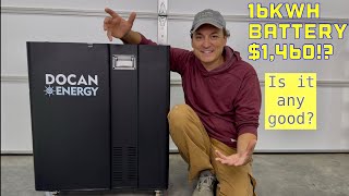 Cheapest Battery Yet? The New Docan 48V 16Kwh Noon Battery Review And Testing