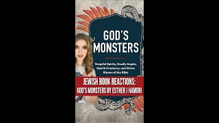 Jewish Book Reactions Gods Monsters By Dr. Esther Hamori