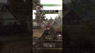 Tank Duel In Call Of Duty