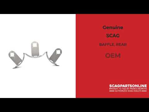 423703 BAFFLE, REAR - SCAG Genuine OEM Part 423703 BAFFLE, REAR - SCAG Genuine OEM Part