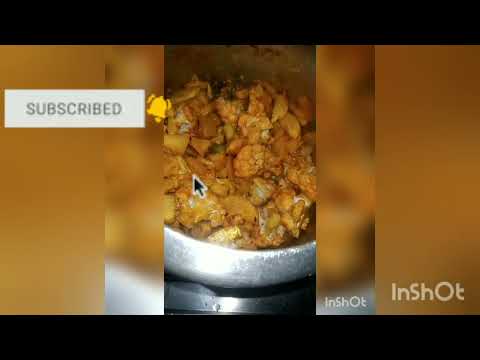 ਆਲੂ ਗੋਭੀ ਦੀ ਘੱਟ ਤੇਲ ਵਿੱਚ ਬਣਨ ਵਾਲੀ ਸਬਜੀ ਕਣਕ ਦੇ ਆਟੇ ਦੀ ਪੂਰੀ #पुरीरेसिपी#गेहूं के आटे की पूरी रेसिपी