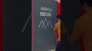 Aadhya Name Logo