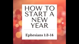 How to Start a New Year, January 3, 2021