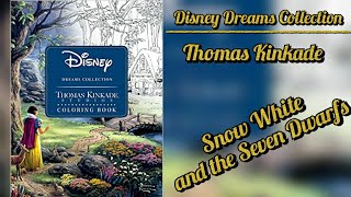 637 Color & Chat - Disney Dreams Collection - Thomas Kinkade - Snow White And The Seven Dwarfs