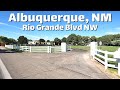Albuquerque, NM - Driving on Rio Grande Blvd NW - October 2021