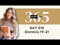 Day 018 Genesis 19-21 | Daily One Year Bible Study | Audio Bible Reading with Commentary