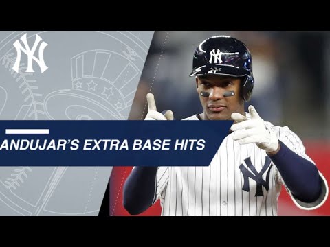 Miguel Andujar's extra base hits in 2018