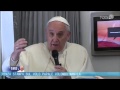 La conferenza stampa di Papa Francesco sul volo che lo portava a Manila