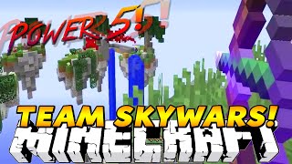 Minecraft Skywars! POWER V SAVIOR! w/Kenny & PrestonPlayz
