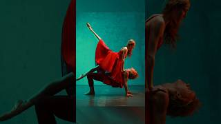 Model Poses For Photoshoot Ballet. Models Alina And Ivan